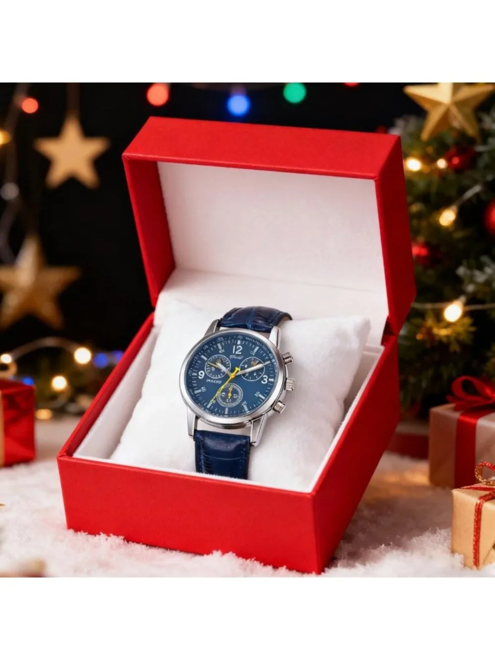 12 Pack Men's Leather Quartz Watches - Classic Business & Casual Styles, Sports